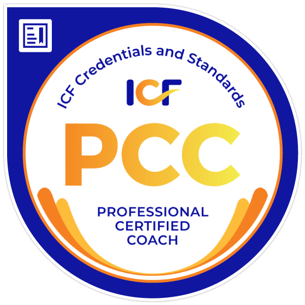 Badge de certification de coach professionnel ICF, International Coaching Federation